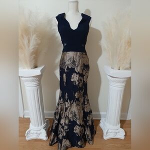 Xscape Dark Blue Dress